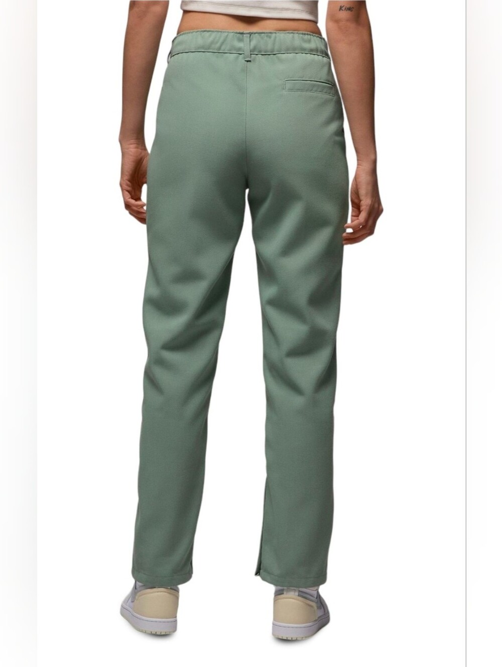Jordan Women's Woven Trouser Green Pants Standard Fit Size XS NEW - Picture 2 of 13